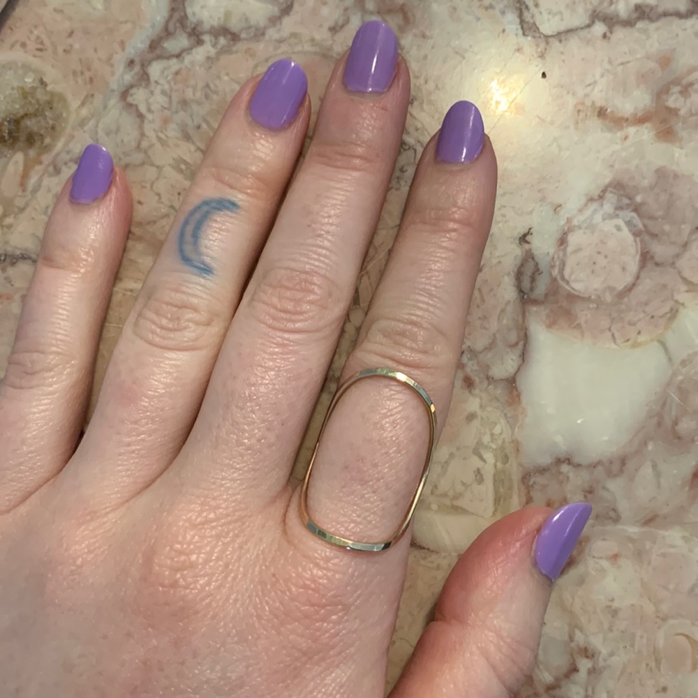 Gold Negative Space Ring